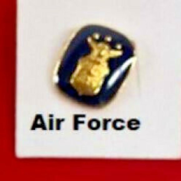 Air Force Ring Blue Enamel gold plate US made NWT - Picture 4 of 4